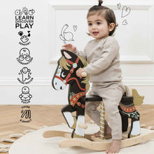 Load image into Gallery viewer, Wooden Rocking Horse