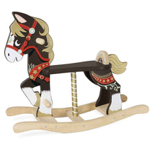 Load image into Gallery viewer, Wooden Rocking Horse