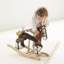 Load image into Gallery viewer, Wooden Rocking Horse
