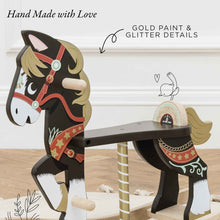 Load image into Gallery viewer, Wooden Rocking Horse