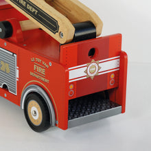 Load image into Gallery viewer, Wooden Fire Engine