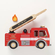 Load image into Gallery viewer, Wooden Fire Engine