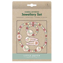 Load image into Gallery viewer, Jewellery Set Flowers & Butterflies