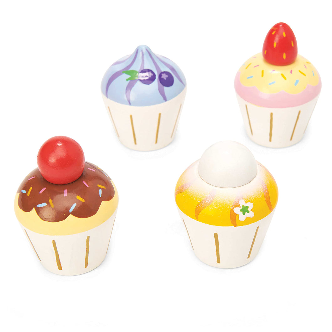 Wooden Cupcakes