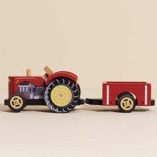 Load image into Gallery viewer, Red Tractor &amp; Trailer
