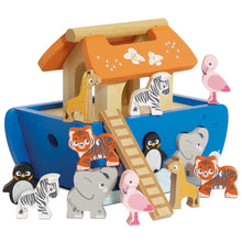 Load image into Gallery viewer, Noah&#39;s Ark Shape Sorter
