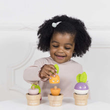 Load image into Gallery viewer, Stacking Wooden Veggies

