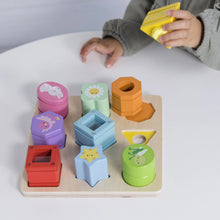 Load image into Gallery viewer, Rainbow Sensory Shape Sorter
