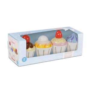 Wooden Cupcakes