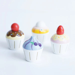 Wooden Cupcakes
