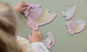 6 in 1 Puzzles Flowers & Butterflies
