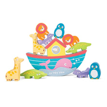 Load image into Gallery viewer, Noah&#39;s Balancing Ark Animal Stacker
