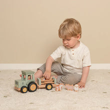 Load image into Gallery viewer, Tractor with trailer Little Farm

