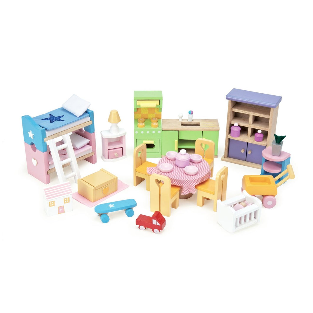 Doll house Starter furniture set