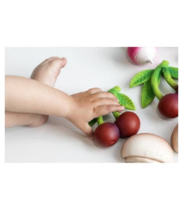 Rubber teether - Cherry