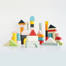 Load image into Gallery viewer, 60 building blocks &amp; bag
