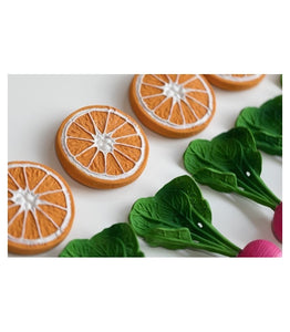 Rubber teether - Orange