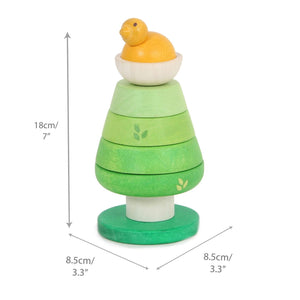 Tree top stacker