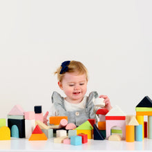 Load image into Gallery viewer, 60 building blocks &amp; bag
