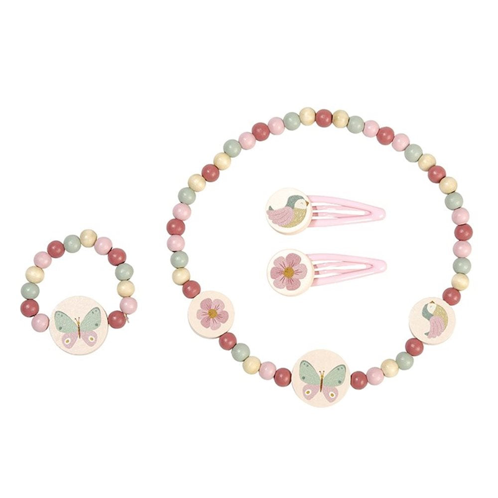 Jewellery Set Flowers & Butterflies